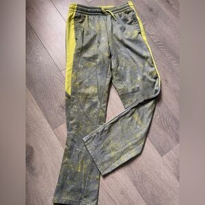 Boys Olive Green Performance Jogger Pants